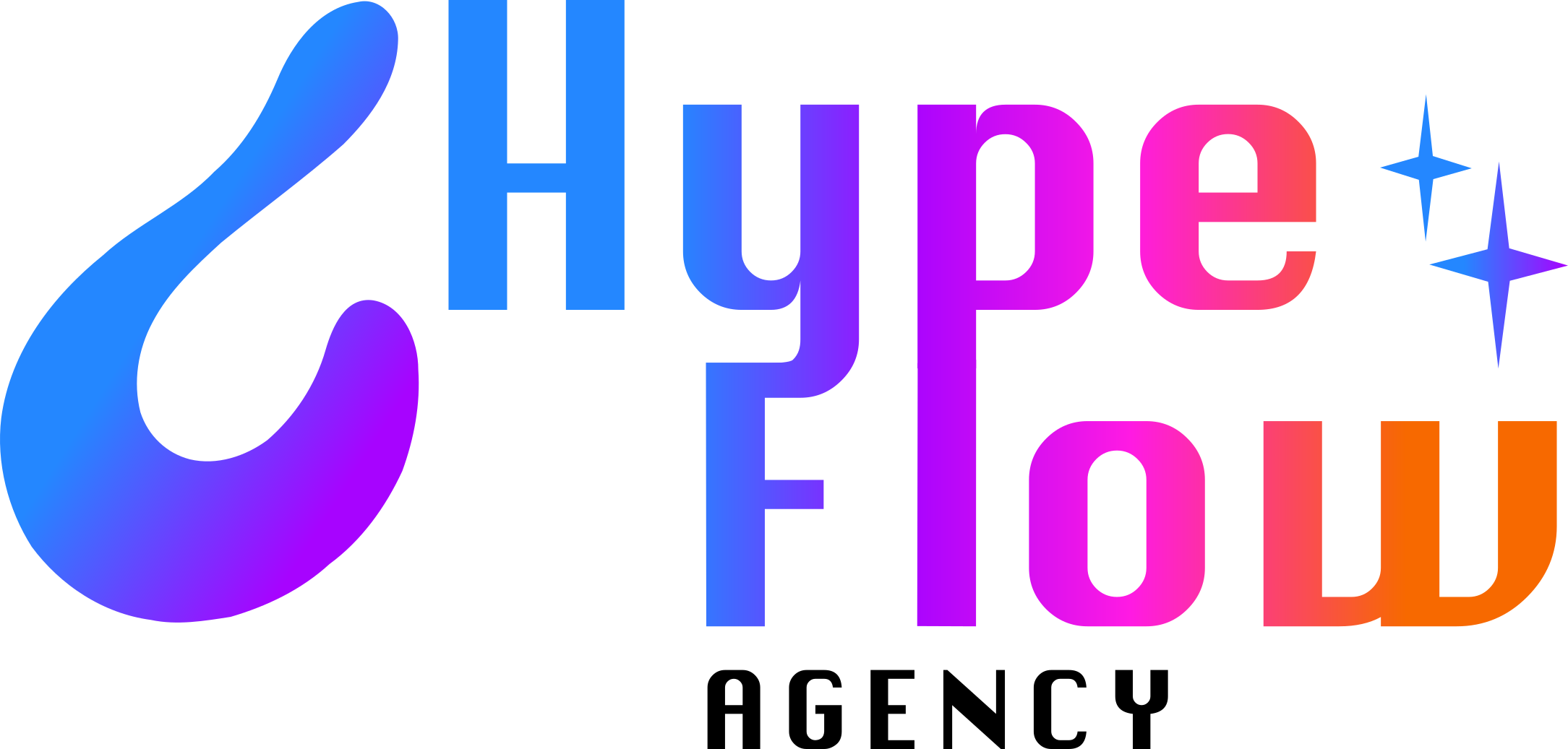 HypeFlow Text Black